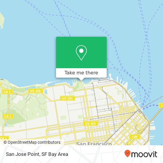 Mapa de San Jose Point
