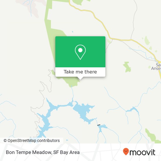 Bon Tempe Meadow map