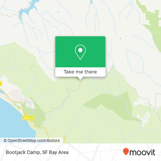Mapa de Bootjack Camp