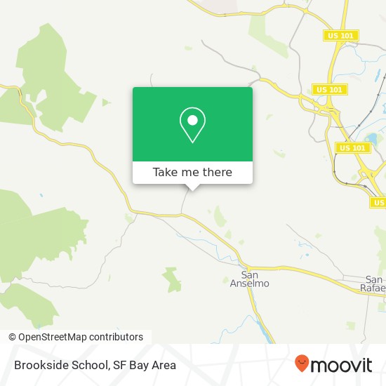 Brookside School map