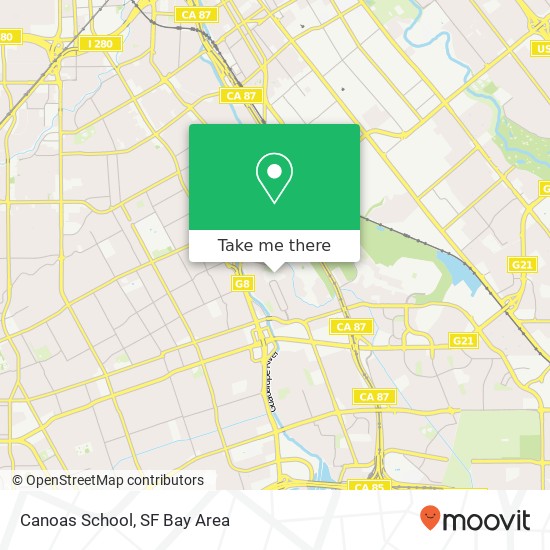 Canoas School map