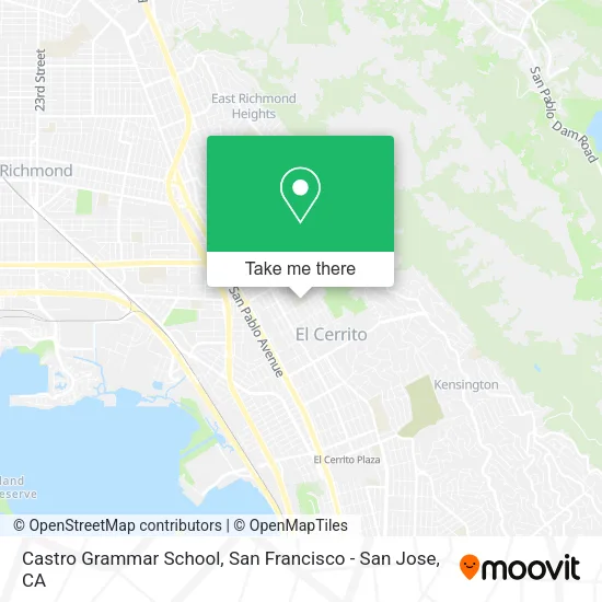Castro Grammar School map