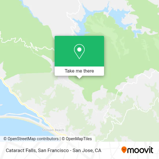 Cataract Falls map