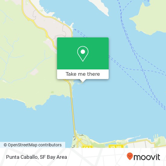 Punta Caballo map