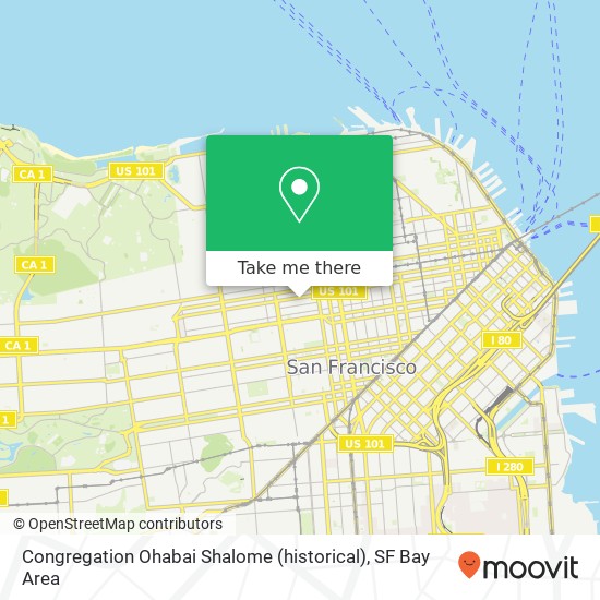 Congregation Ohabai Shalome (historical) map