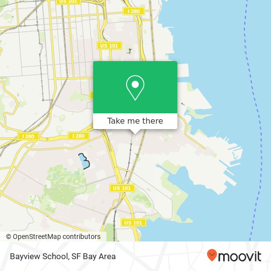 Mapa de Bayview School