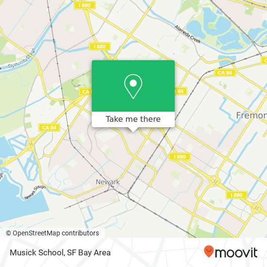 Mapa de Musick School