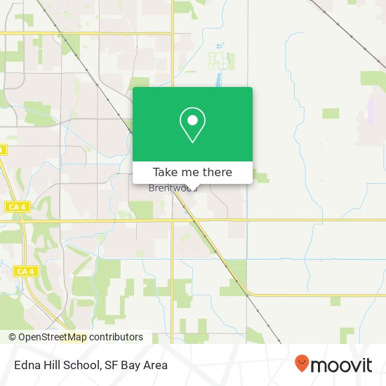 Edna Hill School map