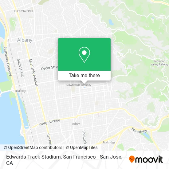Edwards Track Stadium map