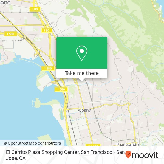 El Cerrito Plaza Shopping Center map