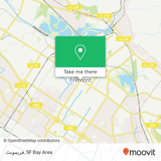 Mapa de فریمونٹ