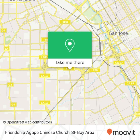 Friendship Agape Chinese Church map