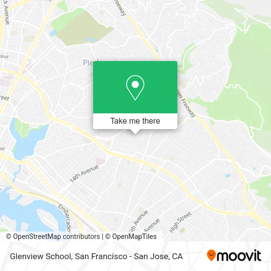 Mapa de Glenview School