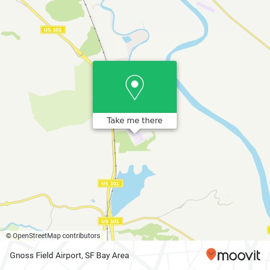 Mapa de Gnoss Field Airport
