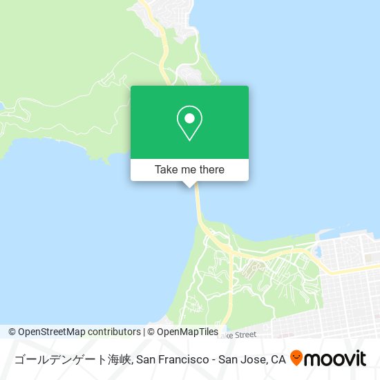 ゴールデンゲート海峡 map