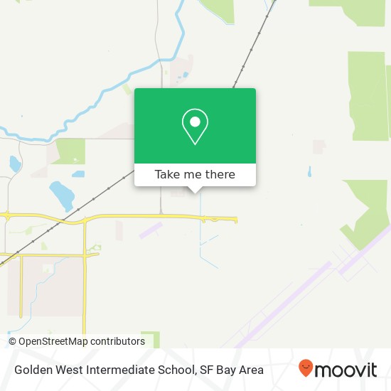 Mapa de Golden West Intermediate School