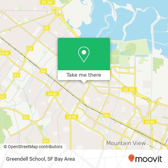 Greendell School map