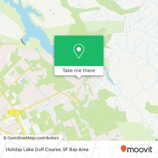 Mapa de Holiday Lake Golf Course