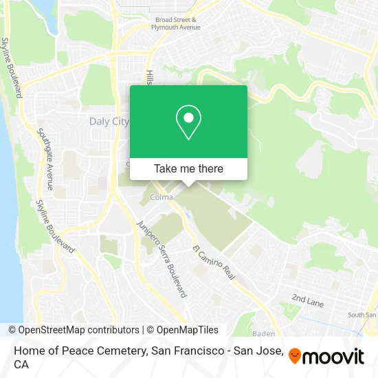 Mapa de Home of Peace Cemetery