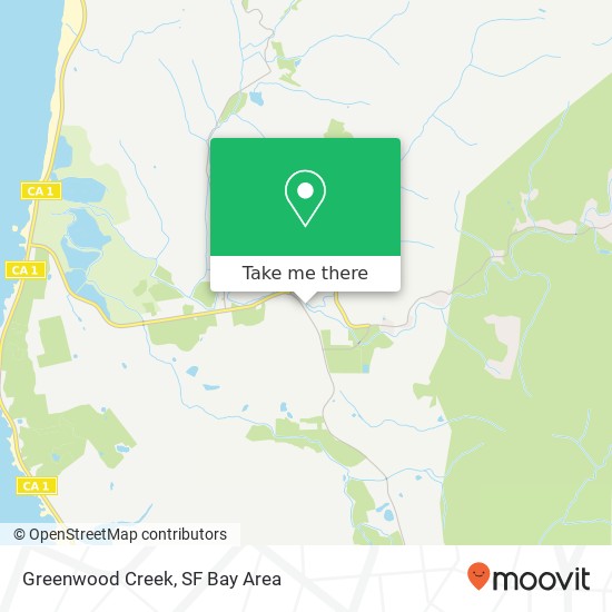 Mapa de Greenwood Creek