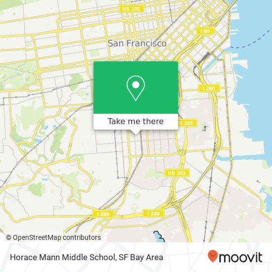 Mapa de Horace Mann Middle School