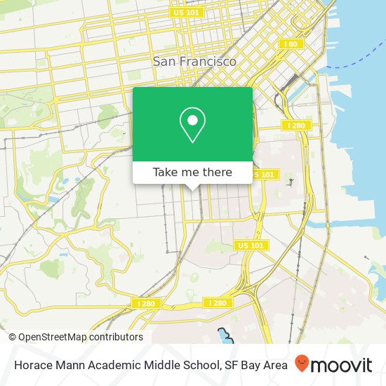 Horace Mann Academic Middle School map