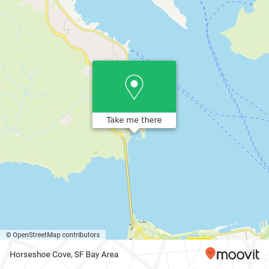 Mapa de Horseshoe Cove