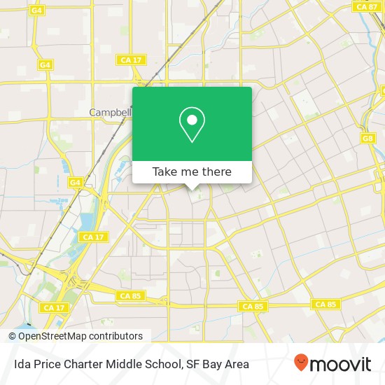 Ida Price Charter Middle School map