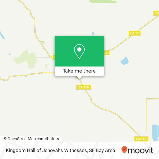 Mapa de Kingdom Hall of Jehovahs Witnesses