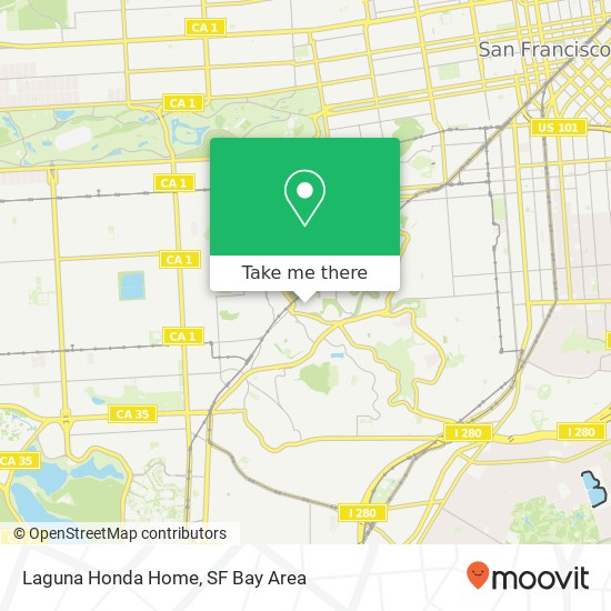 Laguna Honda Home map