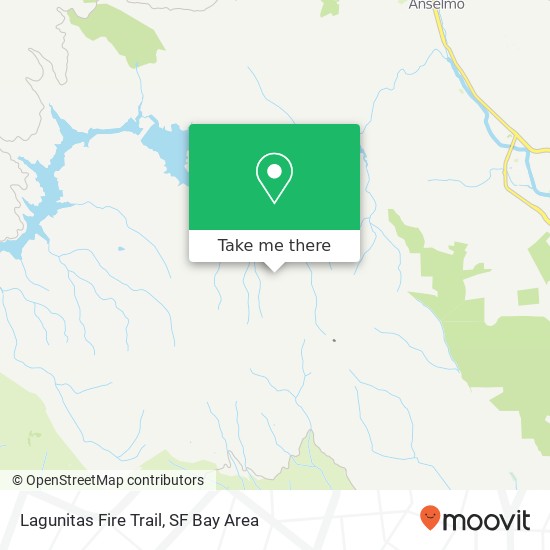 Mapa de Lagunitas Fire Trail
