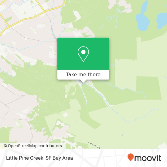 Mapa de Little Pine Creek