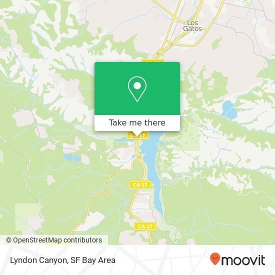 Lyndon Canyon map