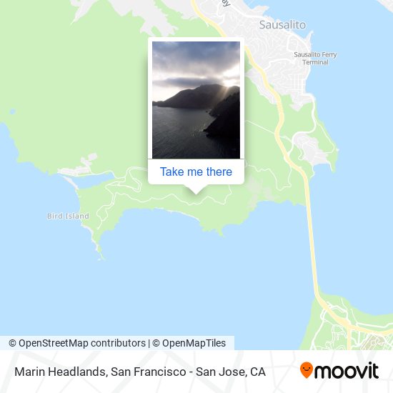 Marin Headlands map