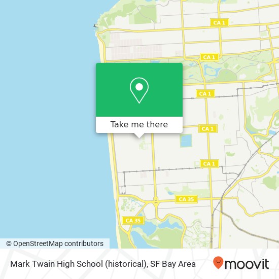 Mapa de Mark Twain High School (historical)