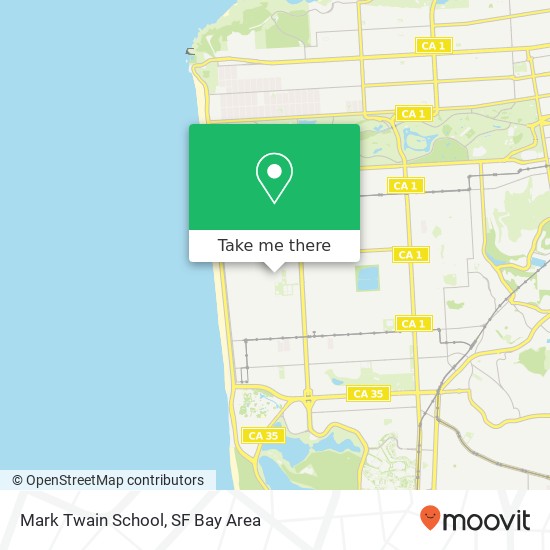 Mapa de Mark Twain School