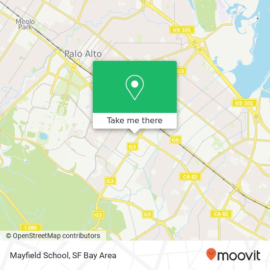 Mayfield School map