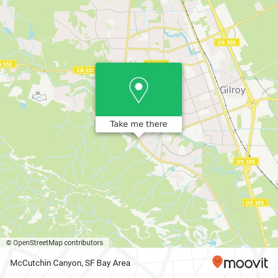 McCutchin Canyon map