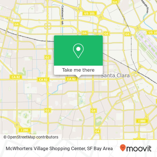 Mapa de McWhorters Village Shopping Center