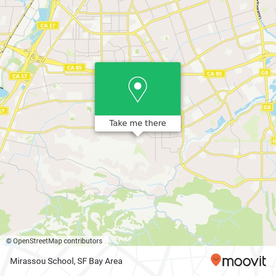 Mirassou School map