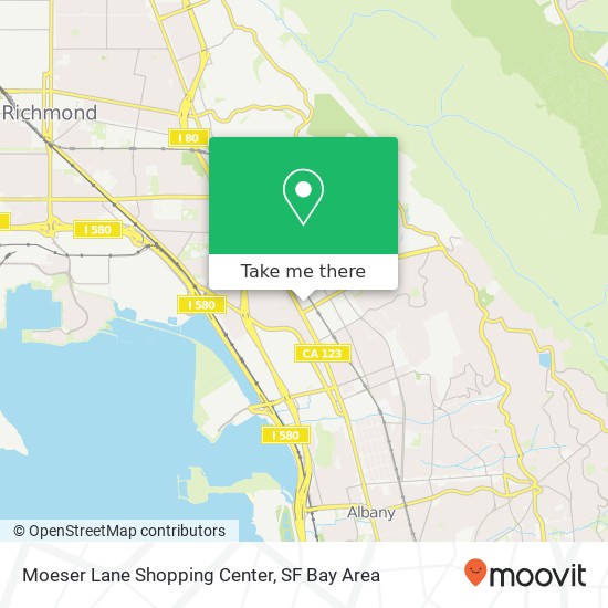 Mapa de Moeser Lane Shopping Center