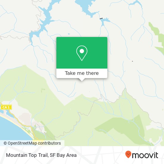 Mapa de Mountain Top Trail