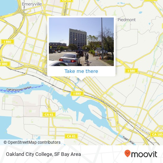 Mapa de Oakland City College