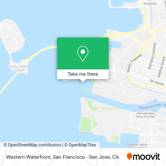 Western Waterfront map