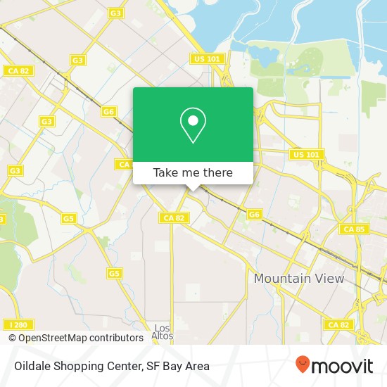 Mapa de Oildale Shopping Center
