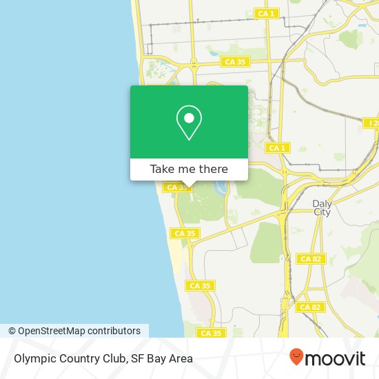Olympic Country Club map