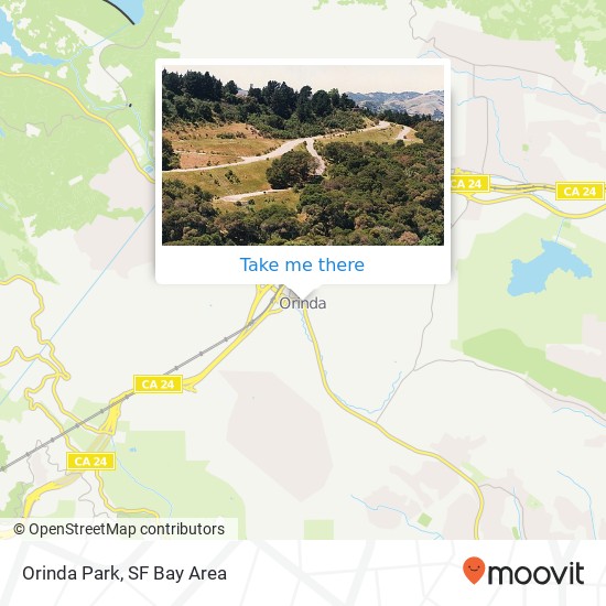Mapa de Orinda Park