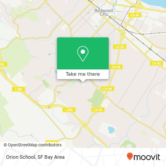 Mapa de Orion School