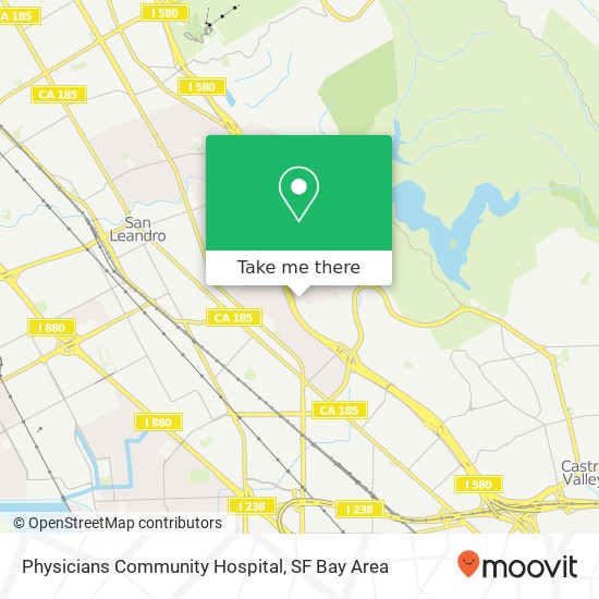Mapa de Physicians Community Hospital