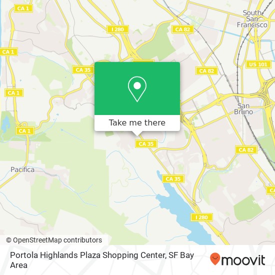 Mapa de Portola Highlands Plaza Shopping Center